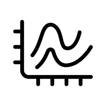 Graph Icon Vector Symbol Design Illustration
