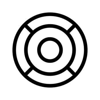 Round Board Game Icon Vector Symbol Design Illustration