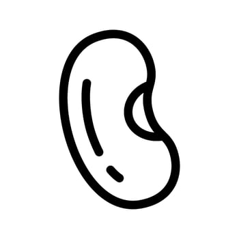 Beans Icon Vector Symbol Design Illustration