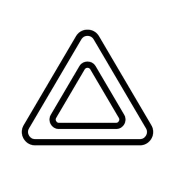 Triangle Icon Vector Symbol Design Illustration