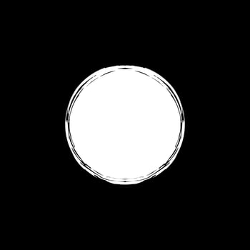 Zen Circle Icon Symbol. Aesthetic Circle Shape for Logo, Art Frame, Art Illustration, Website or Graphic Design Element. Vector Illustration