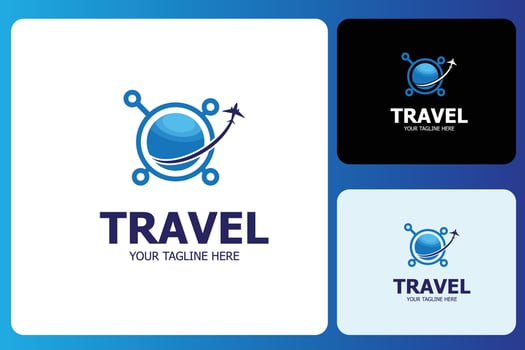 Travel Logo Design Template vector