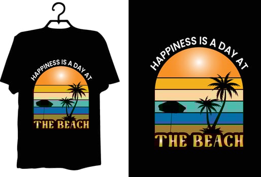 Summer t shirt design vector