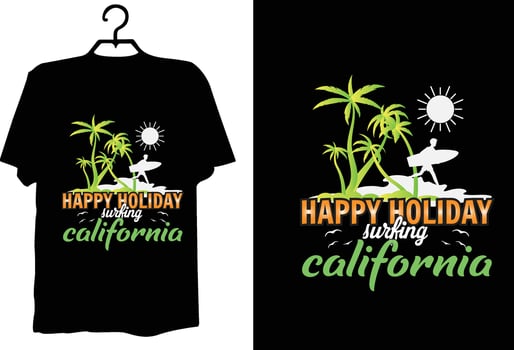 Summer t shirt design vector