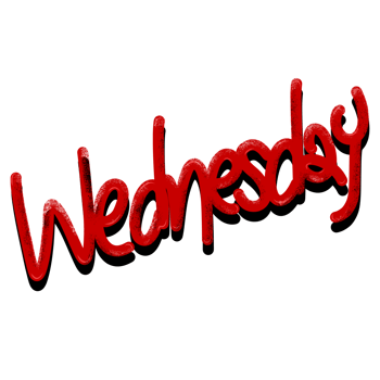 Wednesday hand drawing png