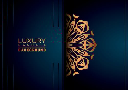 Luxury mandala background ornamental, arabesque style With Golden Arabesque Pattern Style. Decorative Mandala Ornament For Print, Brochure, Banner, Cover, Poster, Invitation Card vector