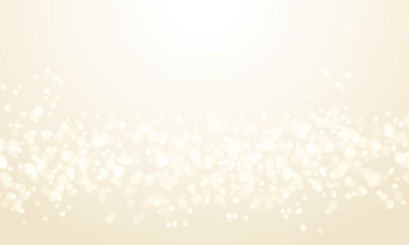 Vector golden bokeh light effect beautiful background