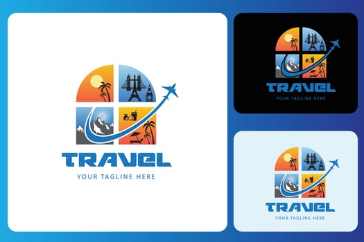 Travel Logo Design Template vector