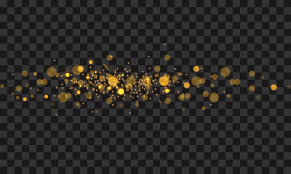 Vector soft bokeh and lights. shiny sunburst of circle bokeh with the abstract sunshine light