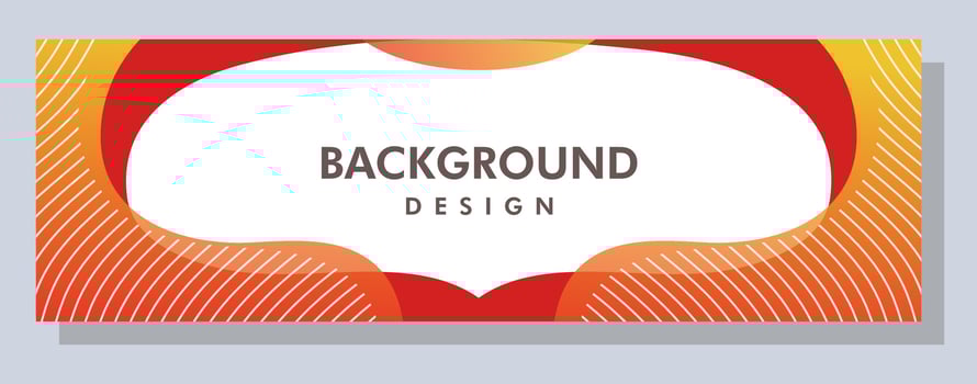 Abstract banner design. Vector shape background.