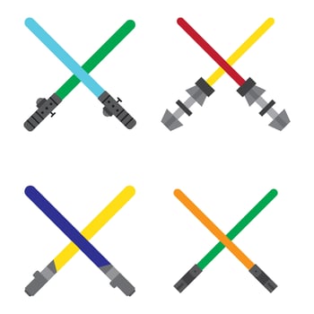 lightsaber icon vector