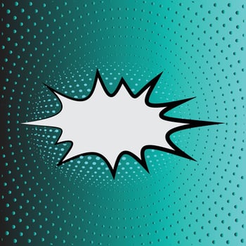 Colorful Comic book, Cartoon comic background with various speech bubbles, symbols, pop-art style and sound effect and  style Rays, radial, halftone, dotted effect colored Halftone Backgrounds vector
