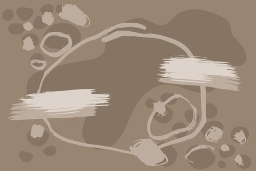 Grunge Dry Brush Abstract Contemporary Light Beige Pattern vector