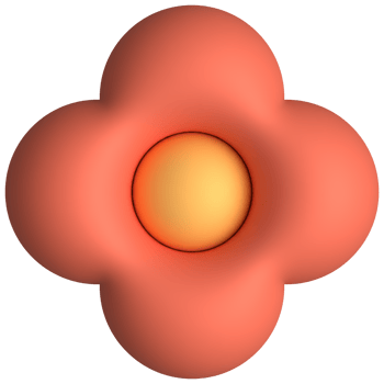 cute 3d nature flowers and rainbow png