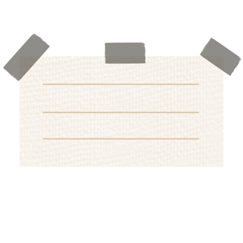 Aesthetic Sticky Note png