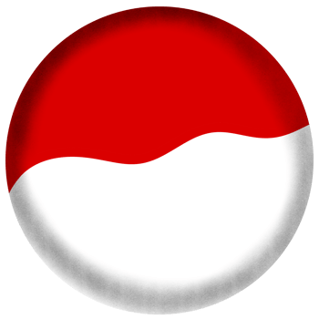 Indonesia flag ribbon png