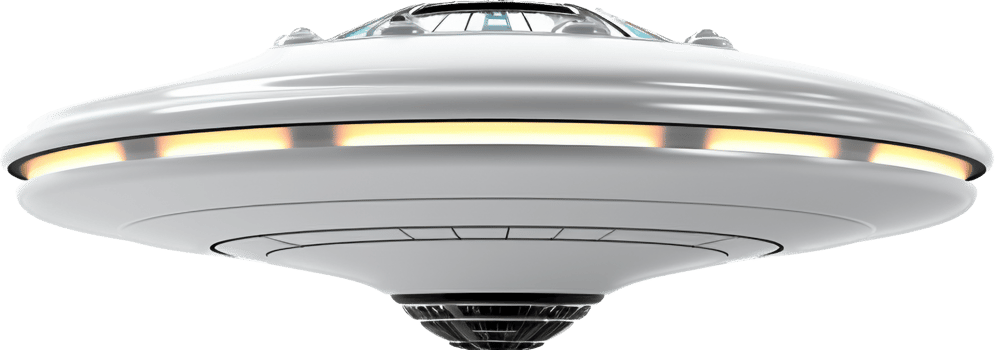 Ufo png with AI generated.