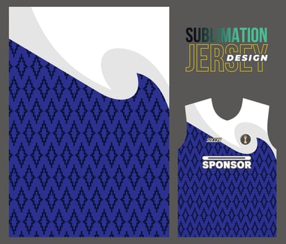 Vector jersey sports design for racing cycling football gaming motocross