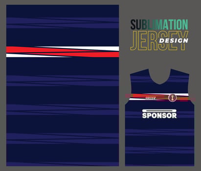 Vector jersey sports design for racing cycling football gaming motocross