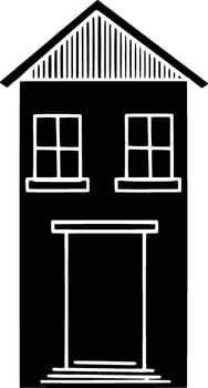 House glyph Icon vector