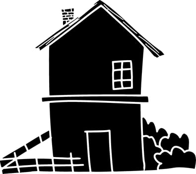House glyph Icon vector