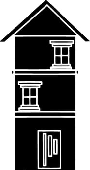 House glyph Icon vector