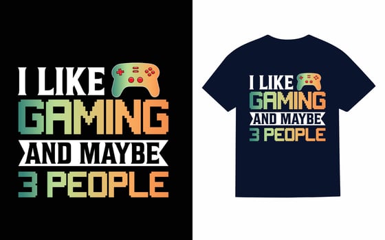 gaming t shirt design, t shirt vector