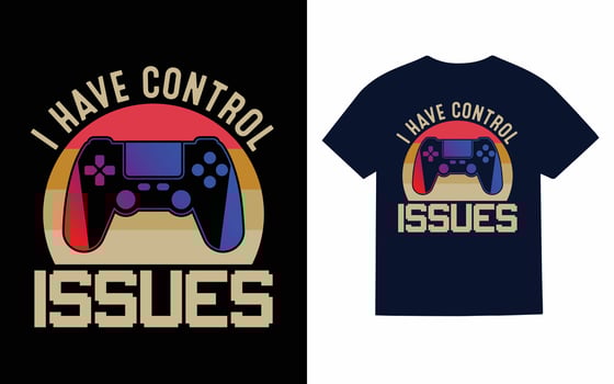 gaming t shirt design, t shirt vector
