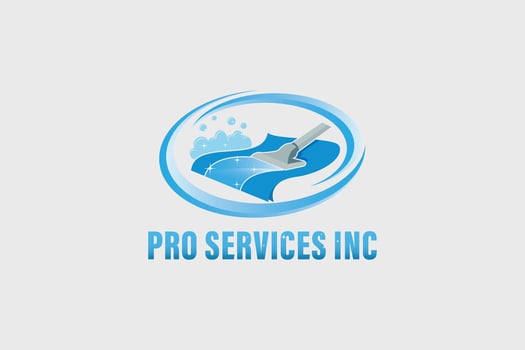 Cleaning service company logo and icon vector