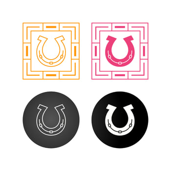 Horse Shoe Vector Icon