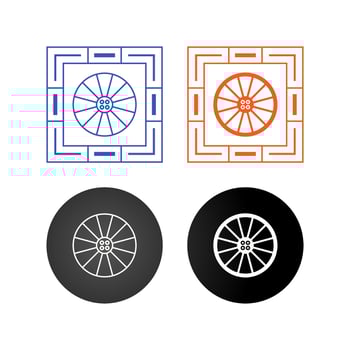 Wheel Vector Icon