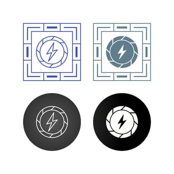 Electric Current Vector Icon