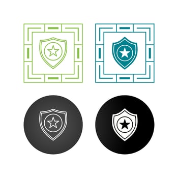Police Badge Vector Icon