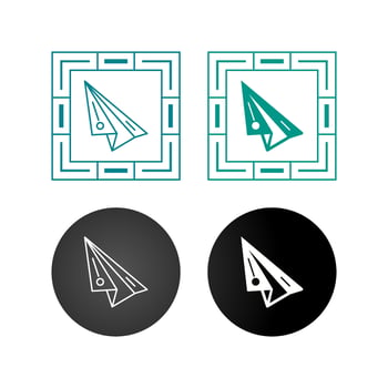 Paper Plane Vector Icon
