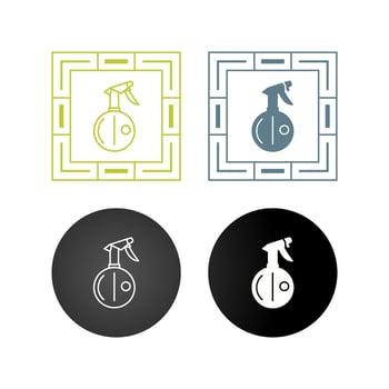 Water Spray bottle Vector Icon