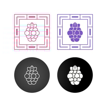 Raspberry Vector Icon
