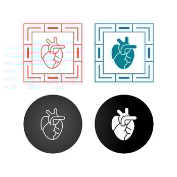 Medical Heart Vector Icon