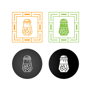 Salt Shaker Vector Icon