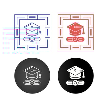 Graduated Vector Icon