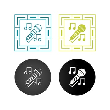 Karaoke Vector Icon