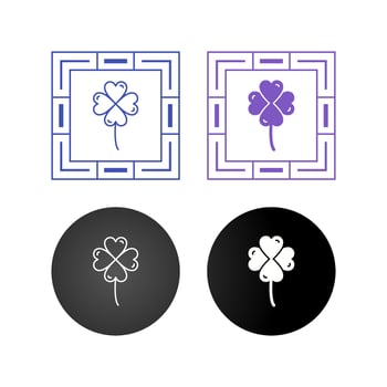 Clover Vector Icon