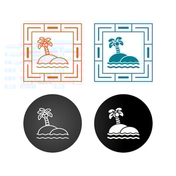 Island Vector Icon