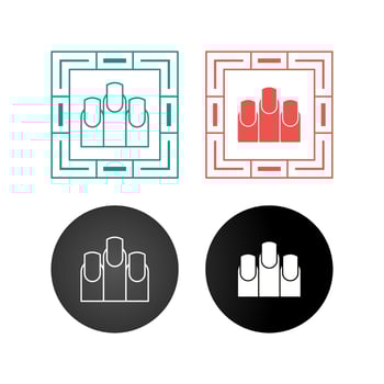 Nail Vector Icon