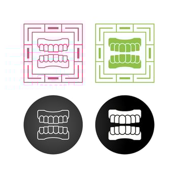 Denture Vector Icon