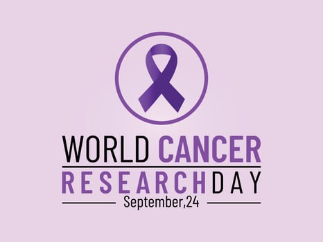 National Cancer Research Month background or banner design template. September 24, 2022 vector