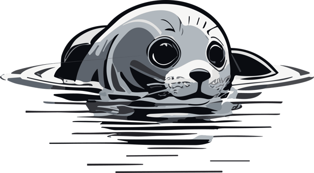 Seal Enchantment Captivating Charms of the Sea AI generative png