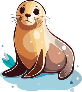 Seal Enchantment Captivating Charms of the Sea AI generative png