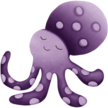 a octopus isolated on transparent background png