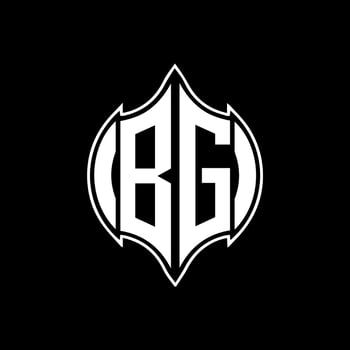 BG letter logo. BG creative monogram initials letter logo concept. BG Unique modern flat abstract vector letter logo design.