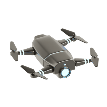 3d icon drone for project png
